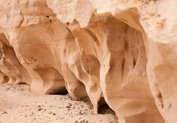 Severní vnitrozemí ostrova fuerteventura, barranco de los enamorados — Stock fotografie