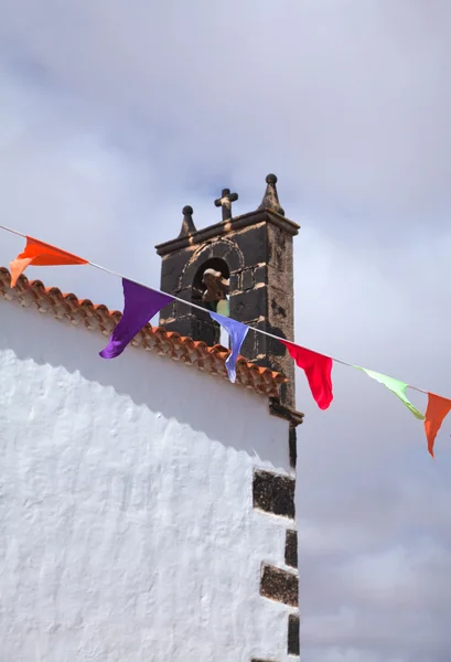 Norte de Fuerteventura, iglesia en Lajares —  Fotos de Stock