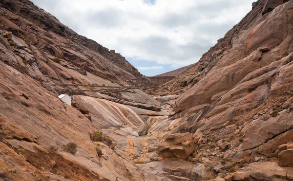 Centrale fueretventura, barranco de las penitas — Stockfoto