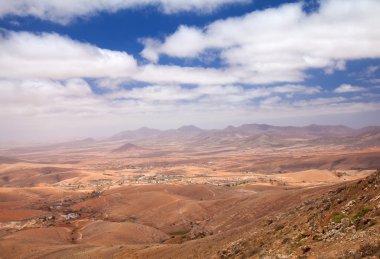 Merkez fuerteventura, Kanarya Adaları, görünümden mirador de GUIlerdir