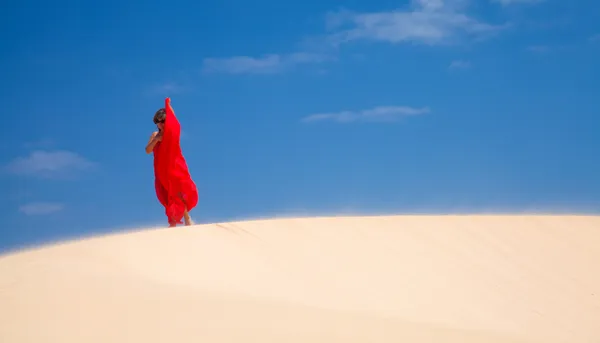 Viento en las dunas — Foto de Stock