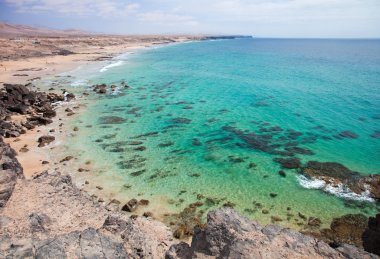 Northern Fuerteventura, Playa del Castillo beach clipart