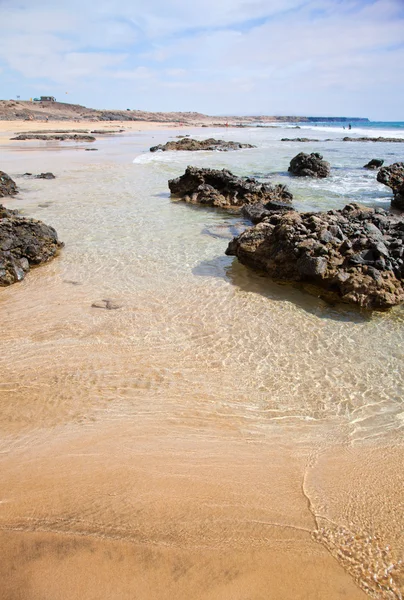Severní části ostrova fuerteventura, pláž playa del castillo — Stock fotografie