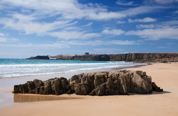 Norte de Fuerteventura, Playa del Castillo praia — Fotografia de Stock