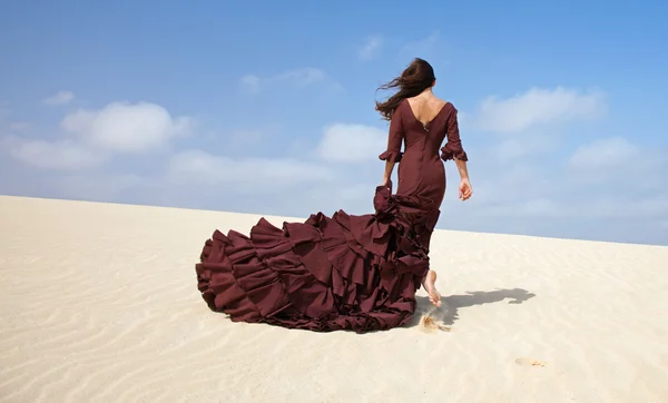 Flamenco dansare utomhus fotografering — Stockfoto