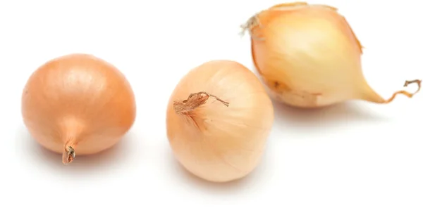 Mini onions isolated on white — Stock Photo, Image