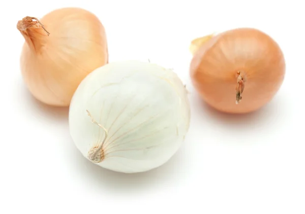 Mini cebollas aisladas en blanco — Foto de Stock