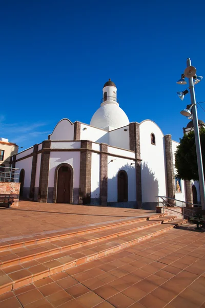 大加那利岛，种植园镇教会 — 图库照片