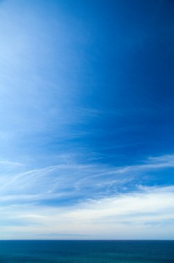 Cirrus bulutlar okyanus