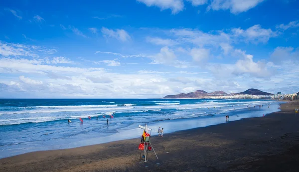 플 라 야 데 라스 베 canteras, 12 월 2013 — 스톡 사진