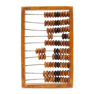 antika ahşap abacus 