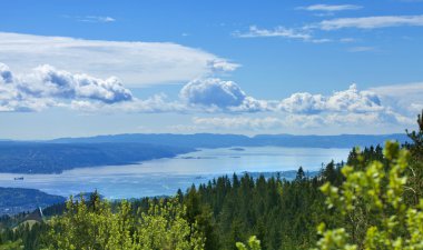 Yukarıdaki oslofjord üzerinde göster