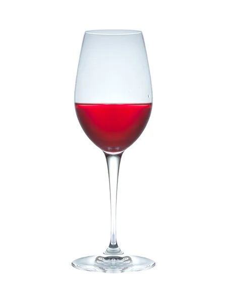 Růžové víno izolovaných na bílém — Stock fotografie