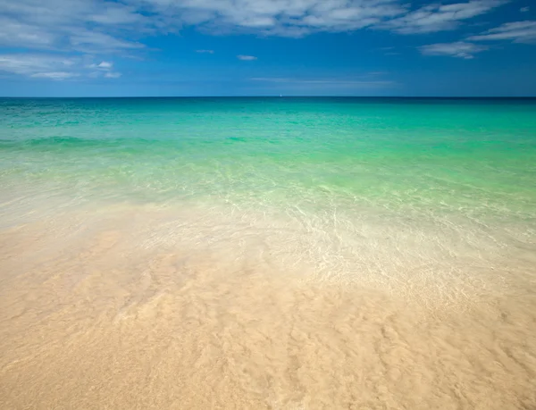 Fuerteventura, czysta plaża jandia — Zdjęcie stockowe