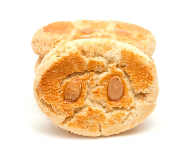 Traditionele Canarische zacht koekjes van boter en amandelen, — Stockfoto
