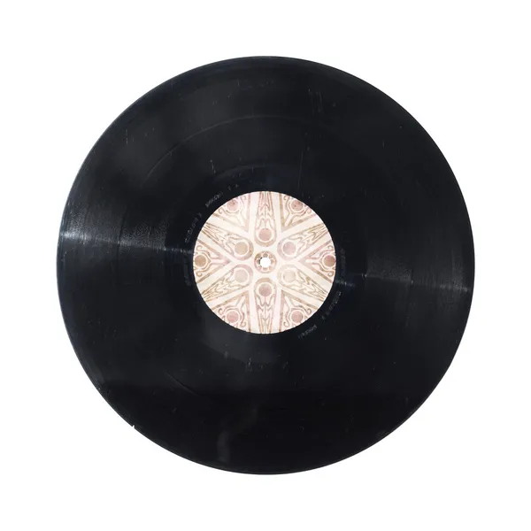 Grabación de vinilo aislado — Foto de Stock