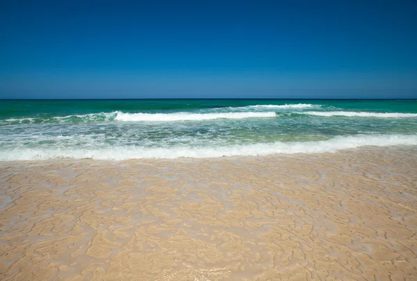 Północnej części wyspy fuerteventura, grandes playas — Zdjęcie stockowe