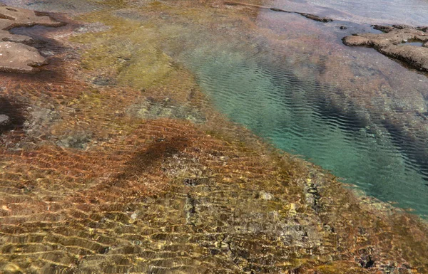 Gran Canaria Ruhige Felsenpools Unter Steilen Klippen Der Nordküste Sind — Stockfoto