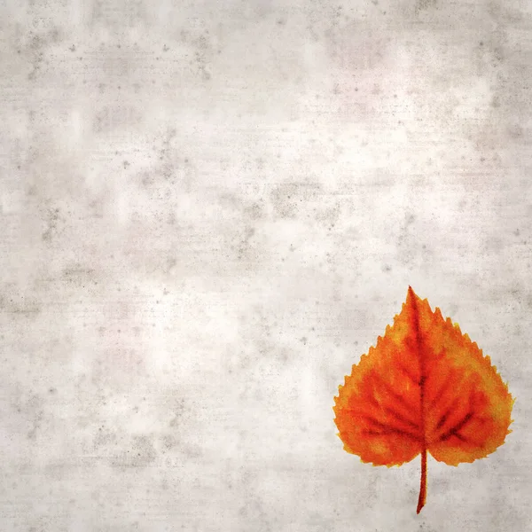 Stijlvolle Textuur Oude Papieren Achtergrond Met Herfstbladeren Kleur Inkt — Stockfoto