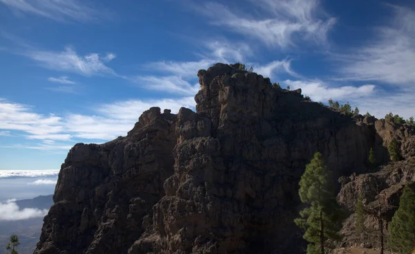 Gran Canaria Zentraler Gebirgsteil Der Insel Las Cumbres Die Gipfel — Stockfoto