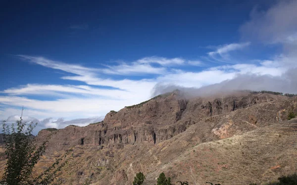 Gran Canaria Paisaje Parte Central Isla Las Cumbres Decir Las — Foto de Stock