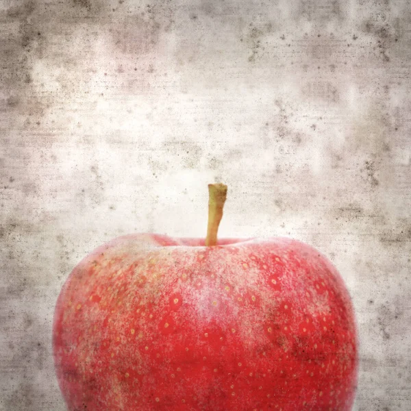 Square Stylish Old Textured Paper Background Apples — Stock Photo, Image