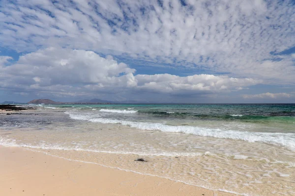 Fuerteventura Kanári Szigetek Közös Strandok Úgynevezett Grandes Playas Szélén Nature — Stock Fotó