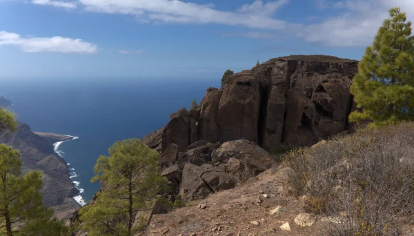 Gran Canaria Landschap Van Het Bergachtige Deel Van Het Eiland — Stockfoto