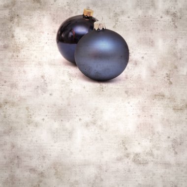 Noel süslemeleri ile süslü eski kağıt arka plan