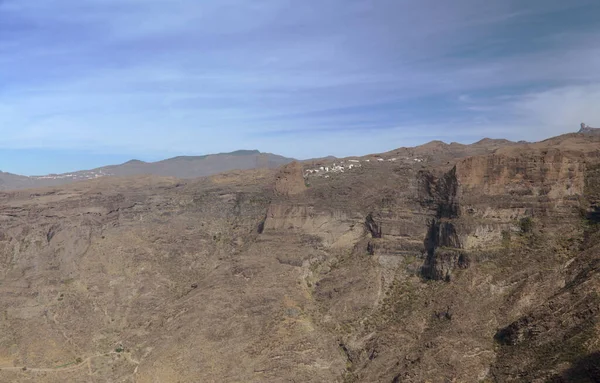 Gran Canaria Landscape Central Mountainous Part Island Landscapes Hiking Route — Stock Photo, Image