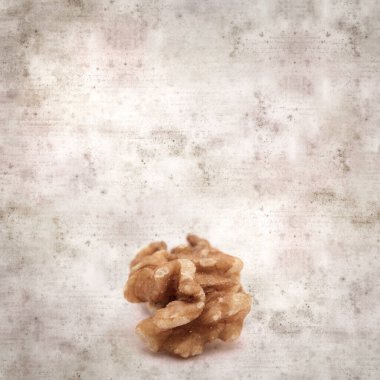 kare biçiminde eski dokulu kağıt arkaplanlı cevizli Gran Canaria