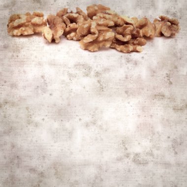 kare biçiminde eski dokulu kağıt arkaplanlı cevizli Gran Canaria