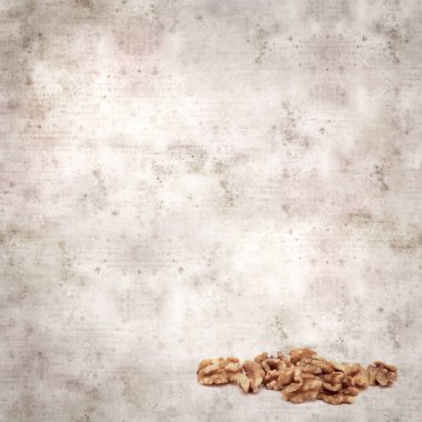 kare biçiminde eski dokulu kağıt arkaplanlı cevizli Gran Canaria