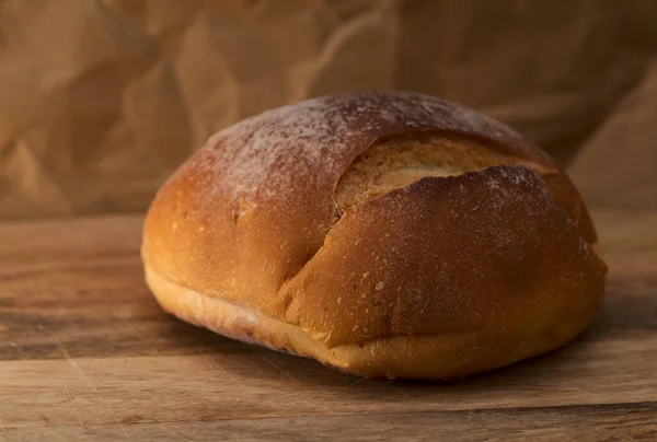 Küçük Yuvarlak Patates Ekmeği Tipik Kanarya Adaları Gran Canaria Daki — Stok fotoğraf