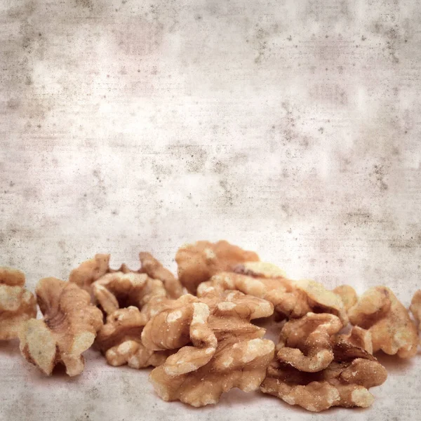 kare biçiminde eski dokulu kağıt arkaplanlı cevizli Gran Canaria