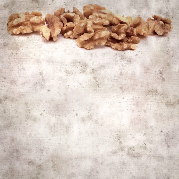 kare biçiminde eski dokulu kağıt arkaplanlı cevizli Gran Canaria