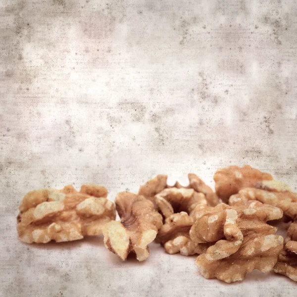 kare biçiminde eski dokulu kağıt arkaplanlı cevizli Gran Canaria