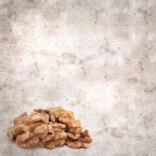 kare biçiminde eski dokulu kağıt arkaplanlı cevizli Gran Canaria