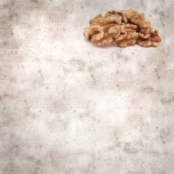 kare biçiminde eski dokulu kağıt arkaplanlı cevizli Gran Canaria