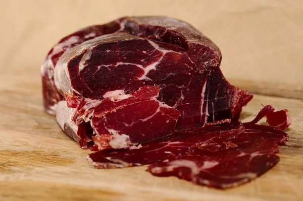 Cecina Leon Salted Air Dried Beef Leon Province Local Speciality — Stockfoto