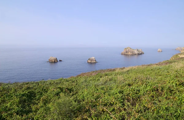 Parte Costiera Della Cantabria Nel Nord Della Spagna Costa Quebrada — Foto Stock