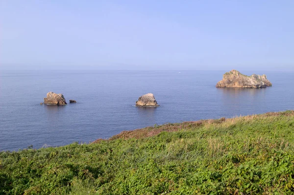 Parte Costera Cantabria Norte España Costa Quebrada Decir Costa Rota — Foto de Stock