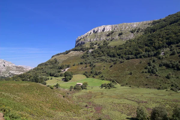 Parte Montañosa Cantabria Norte España Ruta Senderismo Parque Natural Collados — Foto de Stock