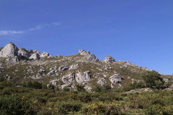 Spanya Nın Kuzeyinde Cantabria Nın Dağlık Kesiminde Kolados Del Ason — Stok fotoğraf