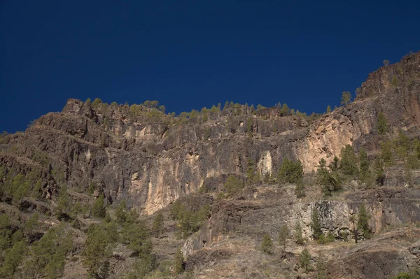 Gran Canaria Paisaje Parte Sur Isla Largo Del Barranco Arguinegun —  Fotos de Stock