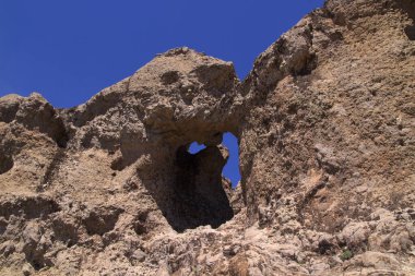 Gran Canaria, adanın merkezi dağlık bölgesi, Las Cumbres, ie The Summits, Pico de las Nieves çevresindeki manzaralar, adanın en yüksek noktası.
