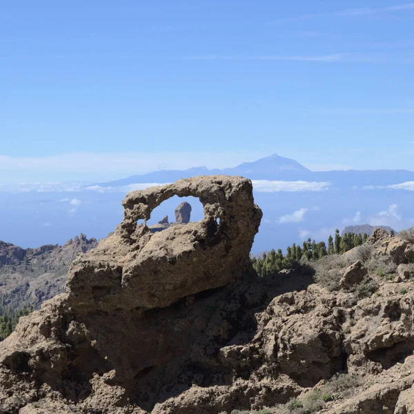 Gran Canaria Zentraler Gebirgiger Teil Der Insel Las Cumbres Die — Stockfoto