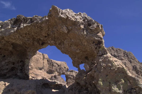 Gran Canaria Central Mountainous Part Island Las Cumbres Summits Rock — Stock Photo, Image