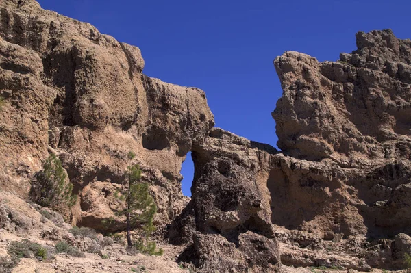 Gran Canaria Den Centrala Bergiga Delen Las Cumbres Dvs Toppar — Stockfoto