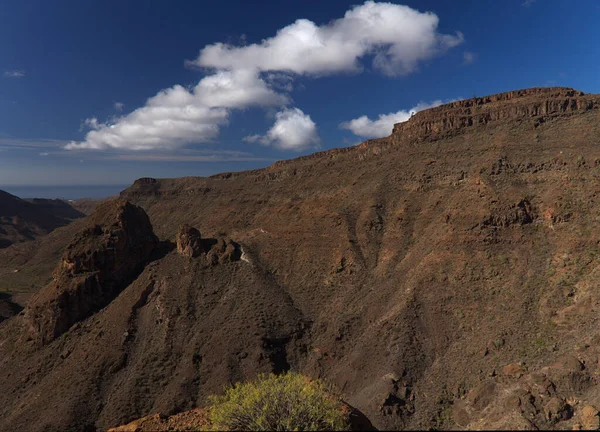 Gran Canaria Paisagem Parte Sul Ilha Longo Barranco Arguinegun Ravina — Fotografia de Stock